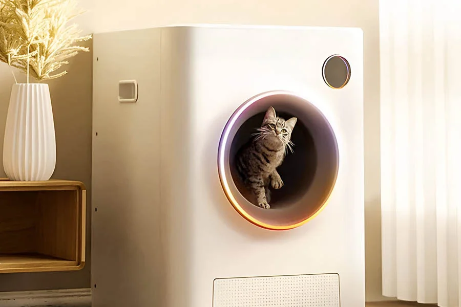 easy clean cat litter box