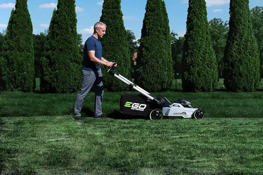 lawn mowing machine
